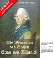 Reprint Die Memoiren des Grafen Ernst von Muennich vorne